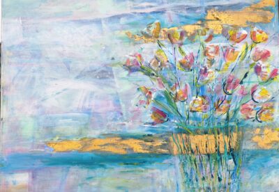 "fülle"– 2024 – acryl, gouache, leinwand 50 x70 cm